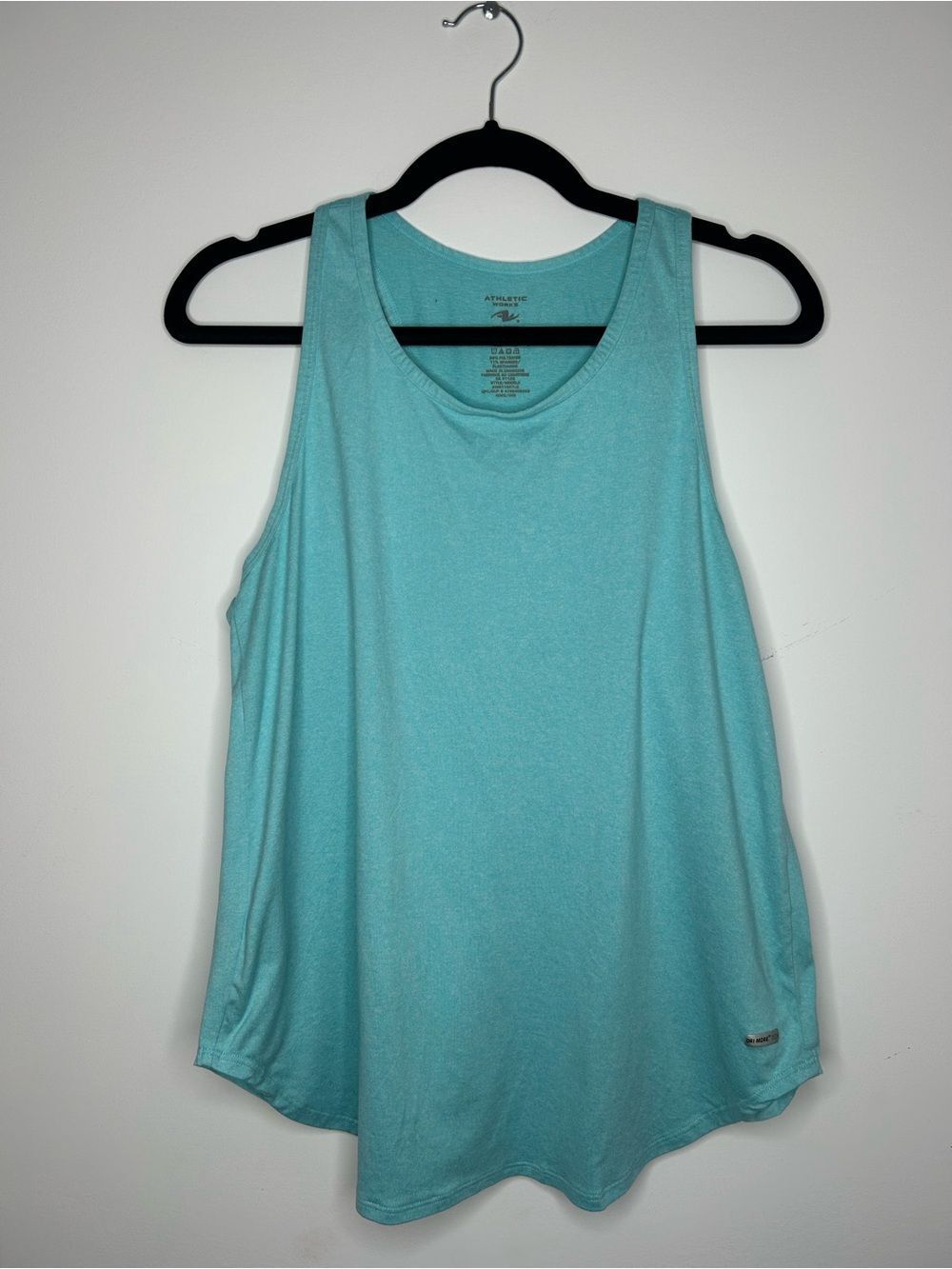 Athletic Works Active Tank Sports Top Turquoise Size Medium